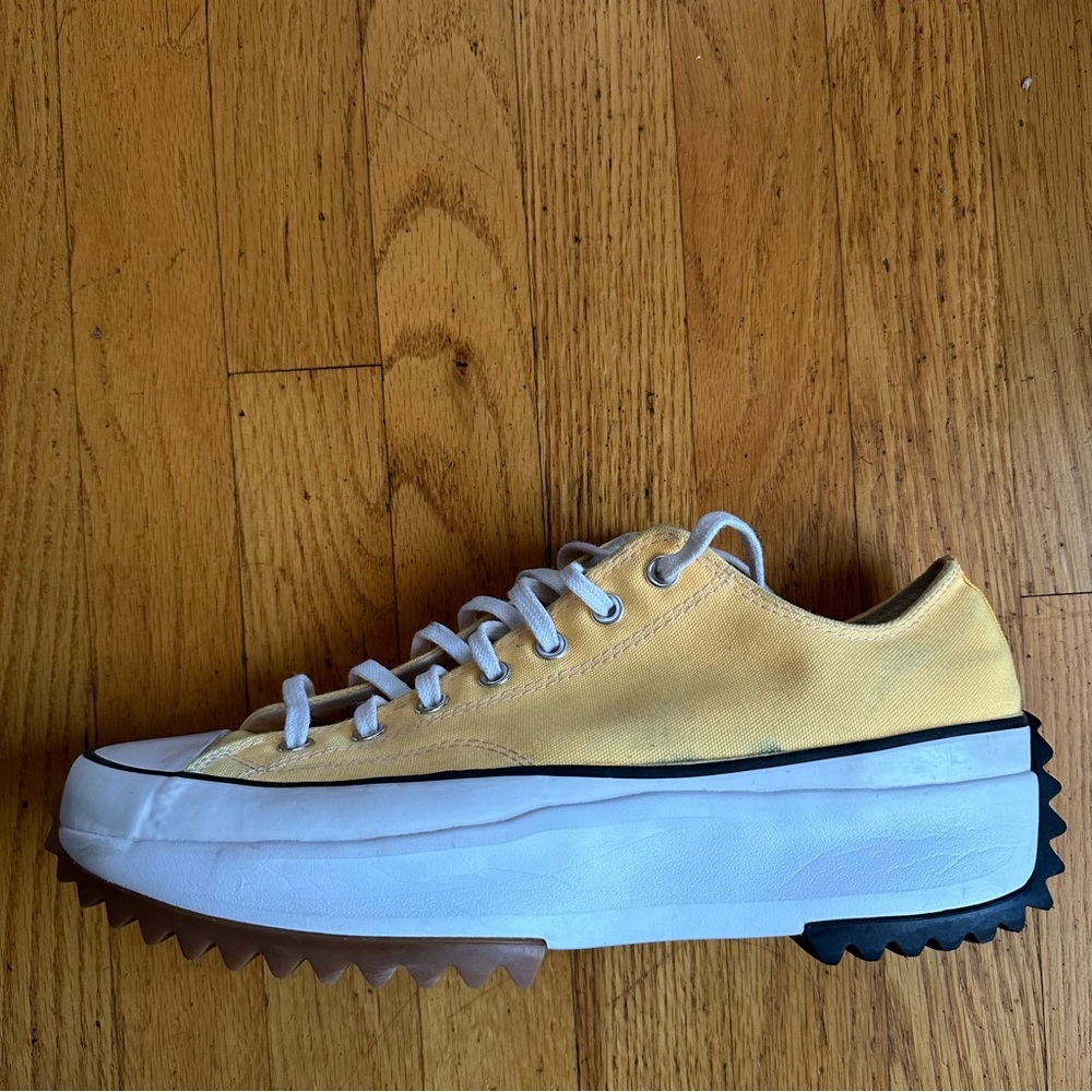 Yellow Platform Run Star Hike Converse